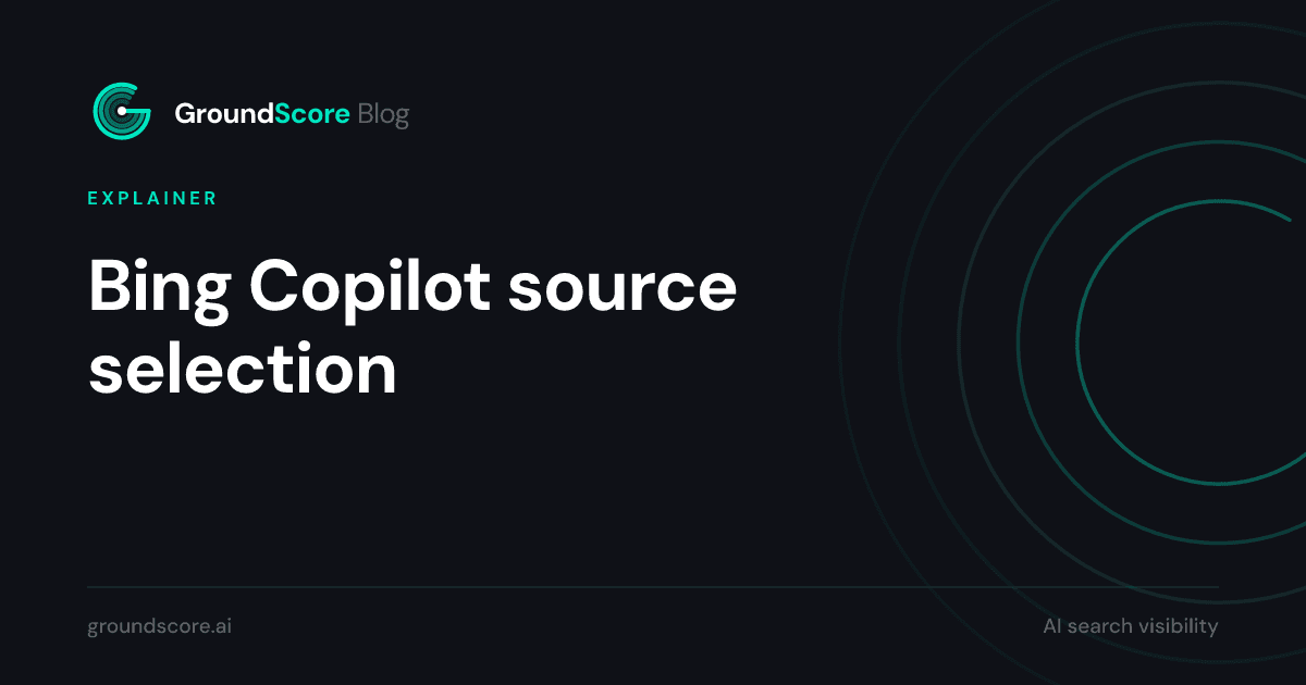 Diagram of Bing Copilot grounding an answer in Bing search results and citing sources